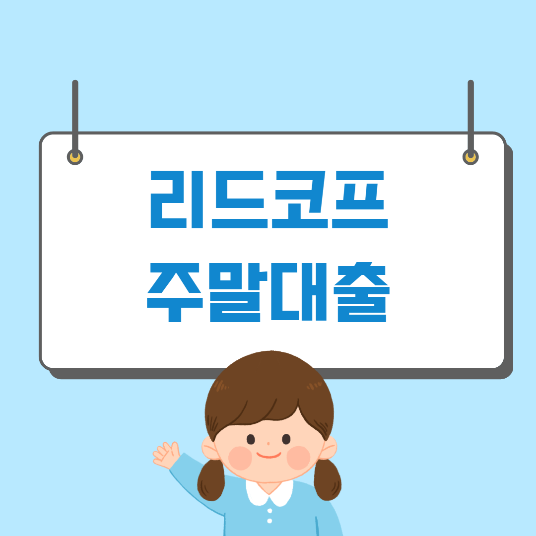 리드코프 주말대출