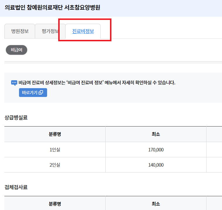 광주 북구 요양병원 추천 비용 가격 등급 리스트 정리